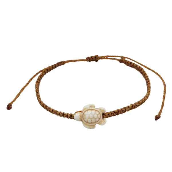 Sand Sea Turtle Pull Cord Bracelet