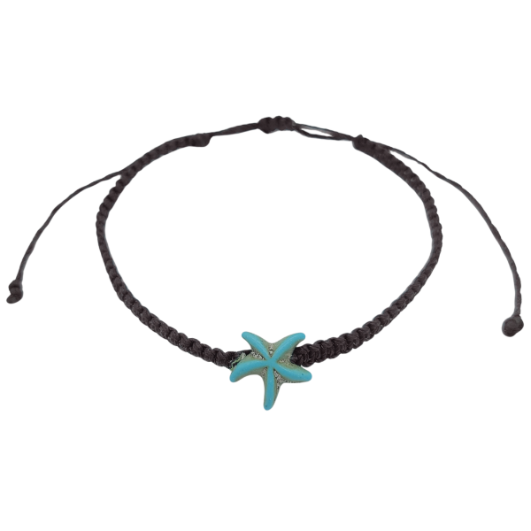 Starfish Pull Cord Bracelet