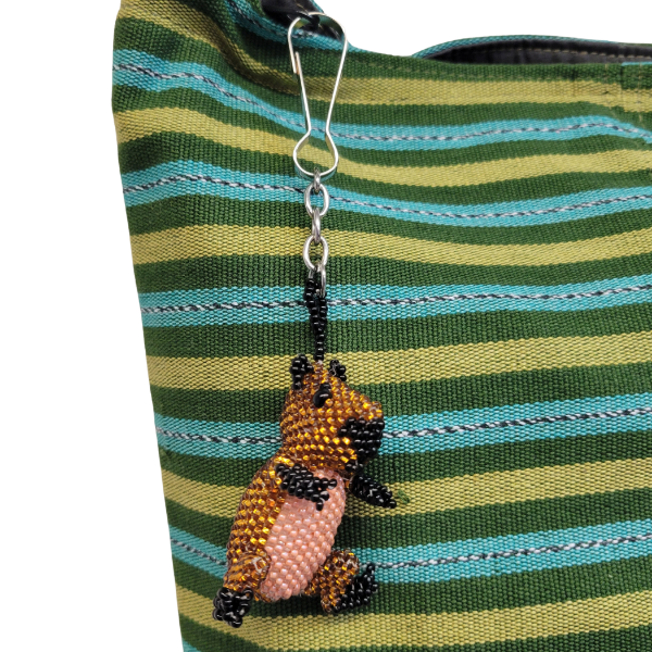 Capybara Beaded Bag Charm