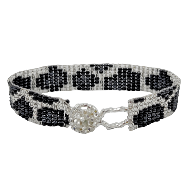 Animal Print Beaded Bracelet