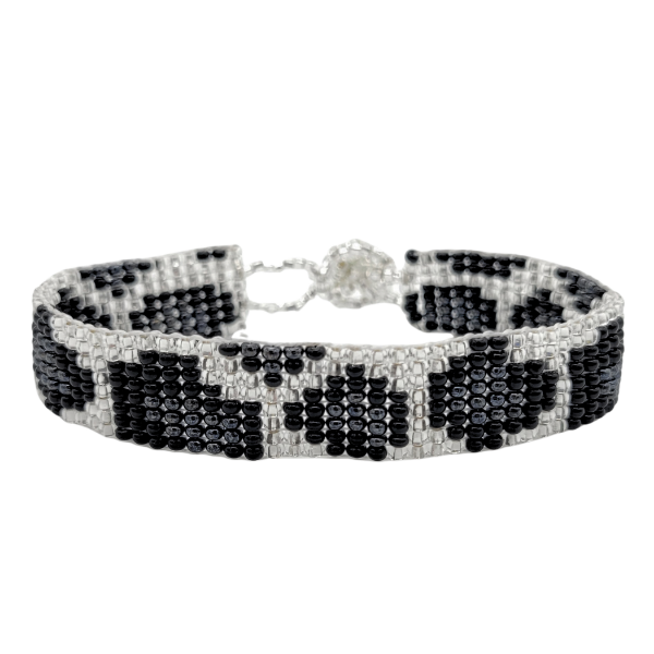 Animal Print Beaded Bracelet