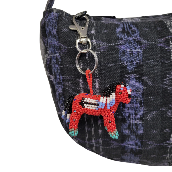 Horse Beaded Bag Charm