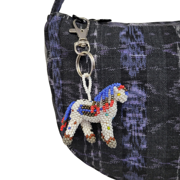 Horse Beaded Bag Charm