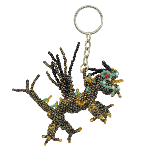 Dragon Beaded Keychain