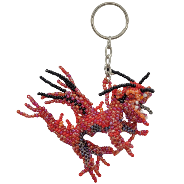 Dragon Beaded Keychain