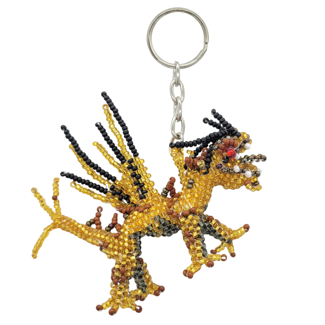 Dragon Beaded Keychain