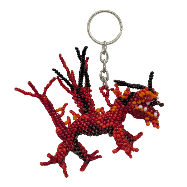Dragon Beaded Keychain