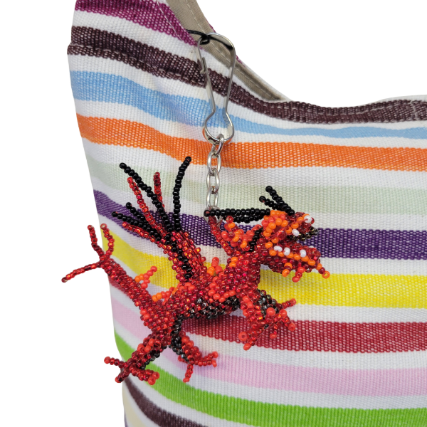 Dragon Beaded Bag Charm