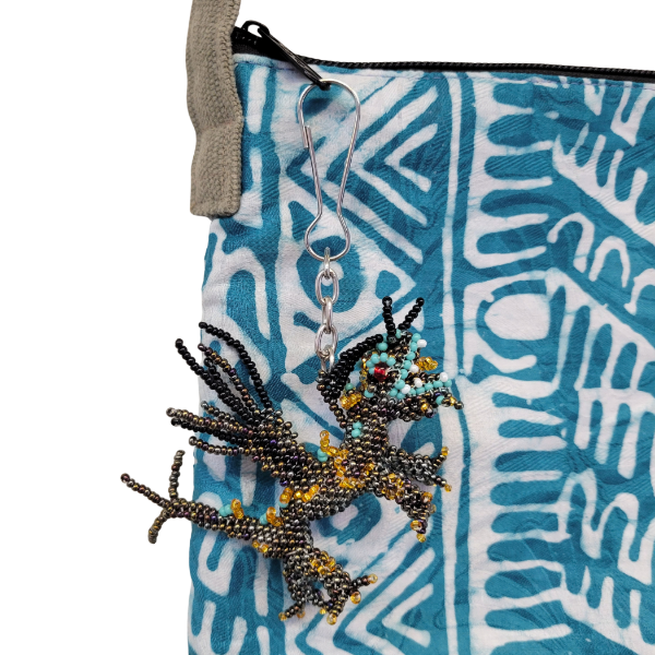 Dragon Beaded Bag Charm