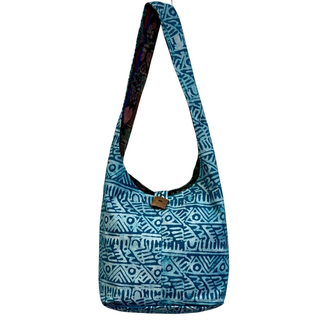 Batik Slouchy Shoulder Bag