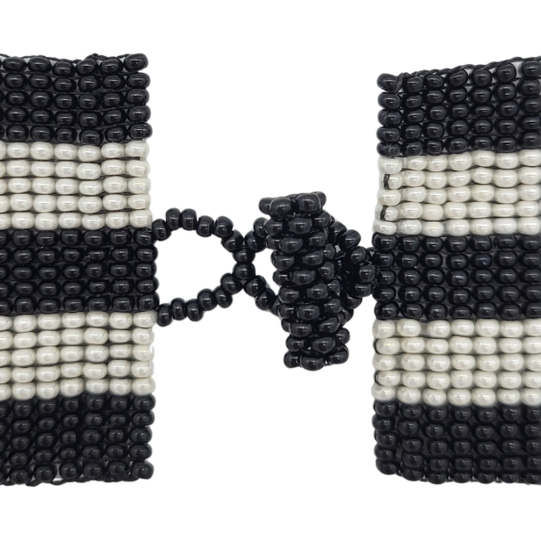 High Rise Czech Beaded Cuff Bracelet