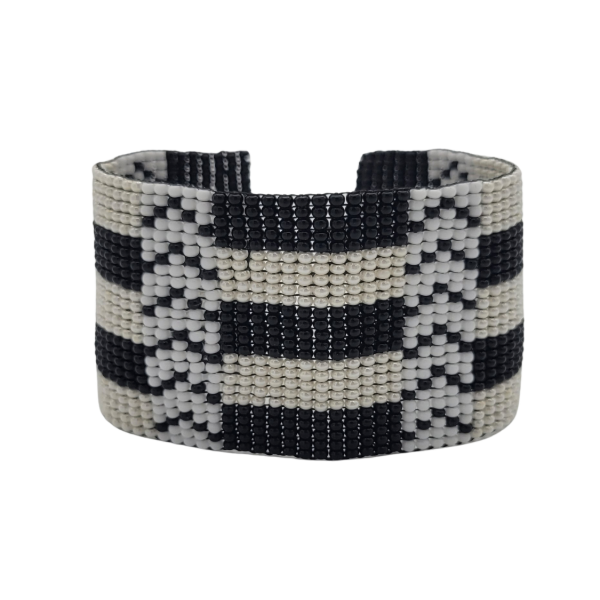 Czech High Rise Beaded Cuff Bracelet