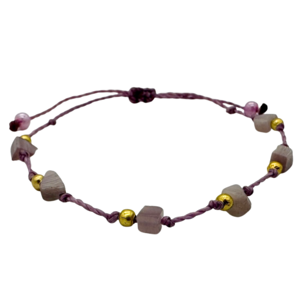 Crystal Chip Stone Adjustable Bracelet