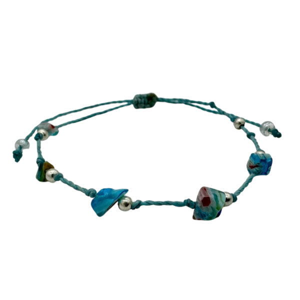 Crystal Chip Stone Adjustable Bracelet