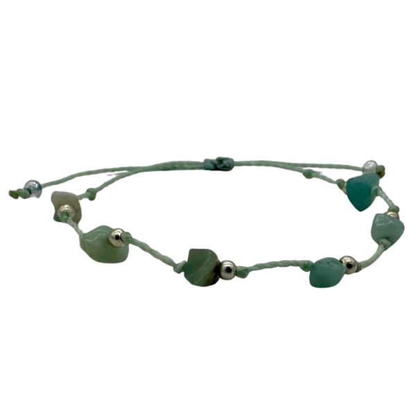 Crystal Chip Stone Adjustable Bracelet