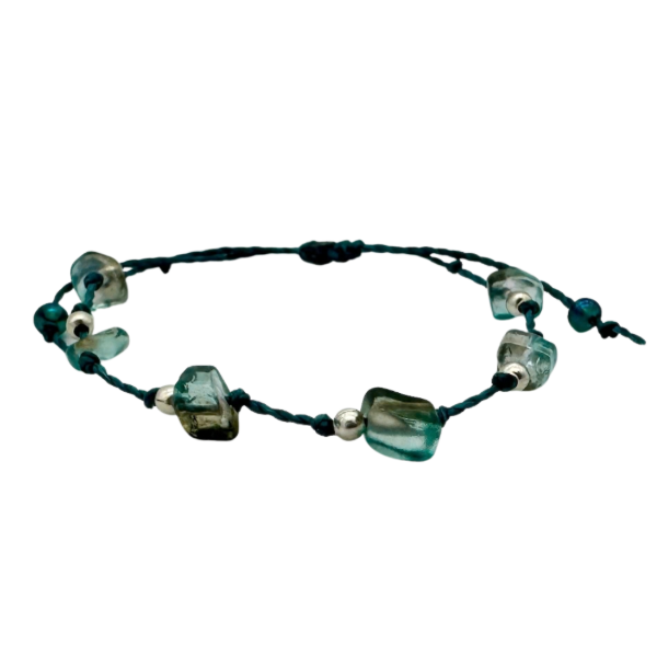 Crystal Chip Stone Adjustable Bracelet