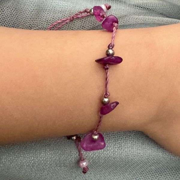 Rock Chip Adjustable Bracelet