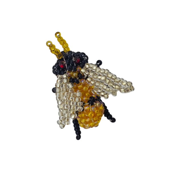 Bumblebee Beaded Pin