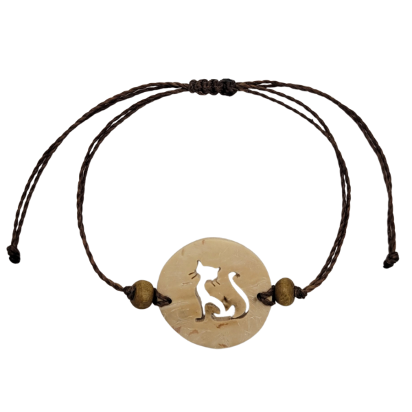 Coco Cat Adjustable Pull Cord Bracelet