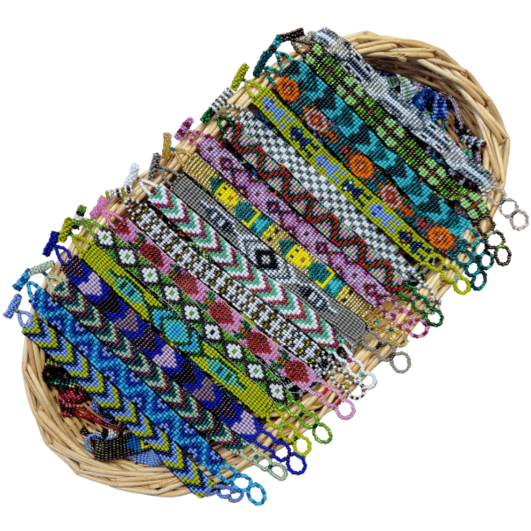 Mystery Half Inch Beaded Bracelet