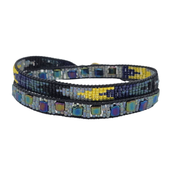 Miyuki Beaded Double Wrap Bracelet