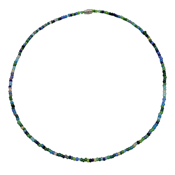 Sea Glass Minimalist Beaded Choker