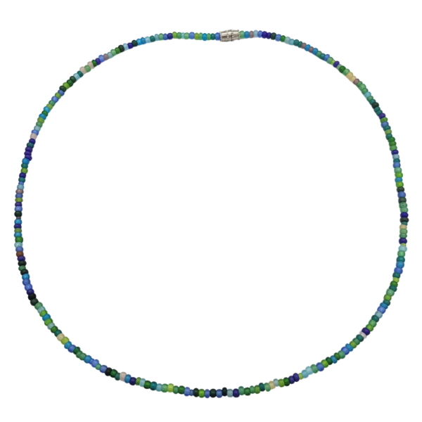 Sea Glass Minimalist Beaded Choker