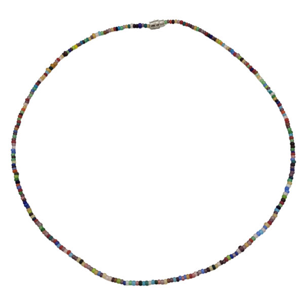 Sea Glass Minimalist Beaded Choker