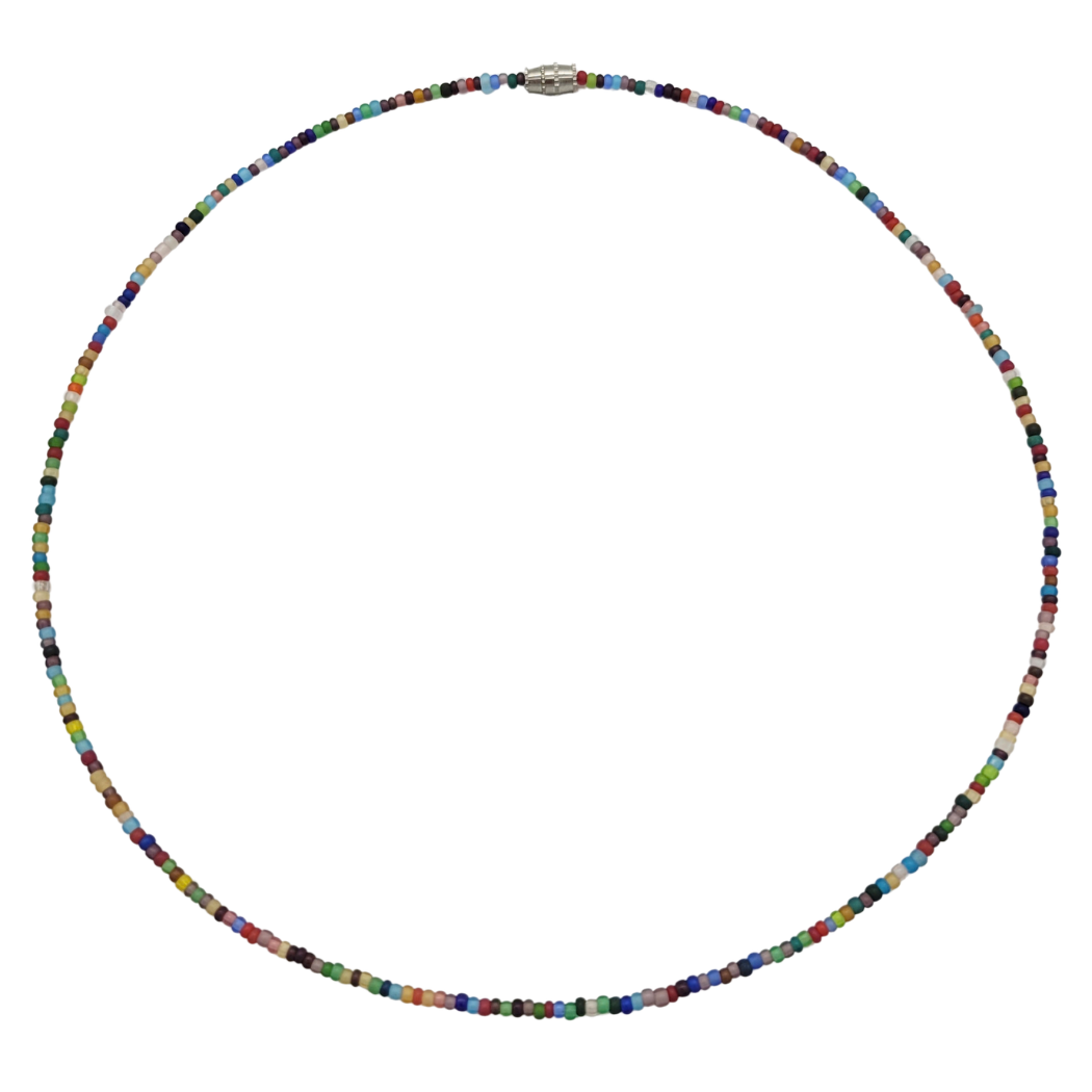 Sea Glass Minimalist Beaded Choker