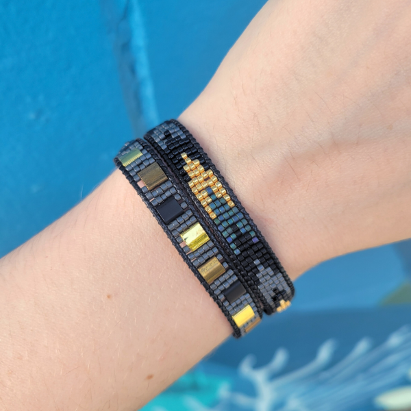 Miyuki Beaded Double Wrap Bracelet