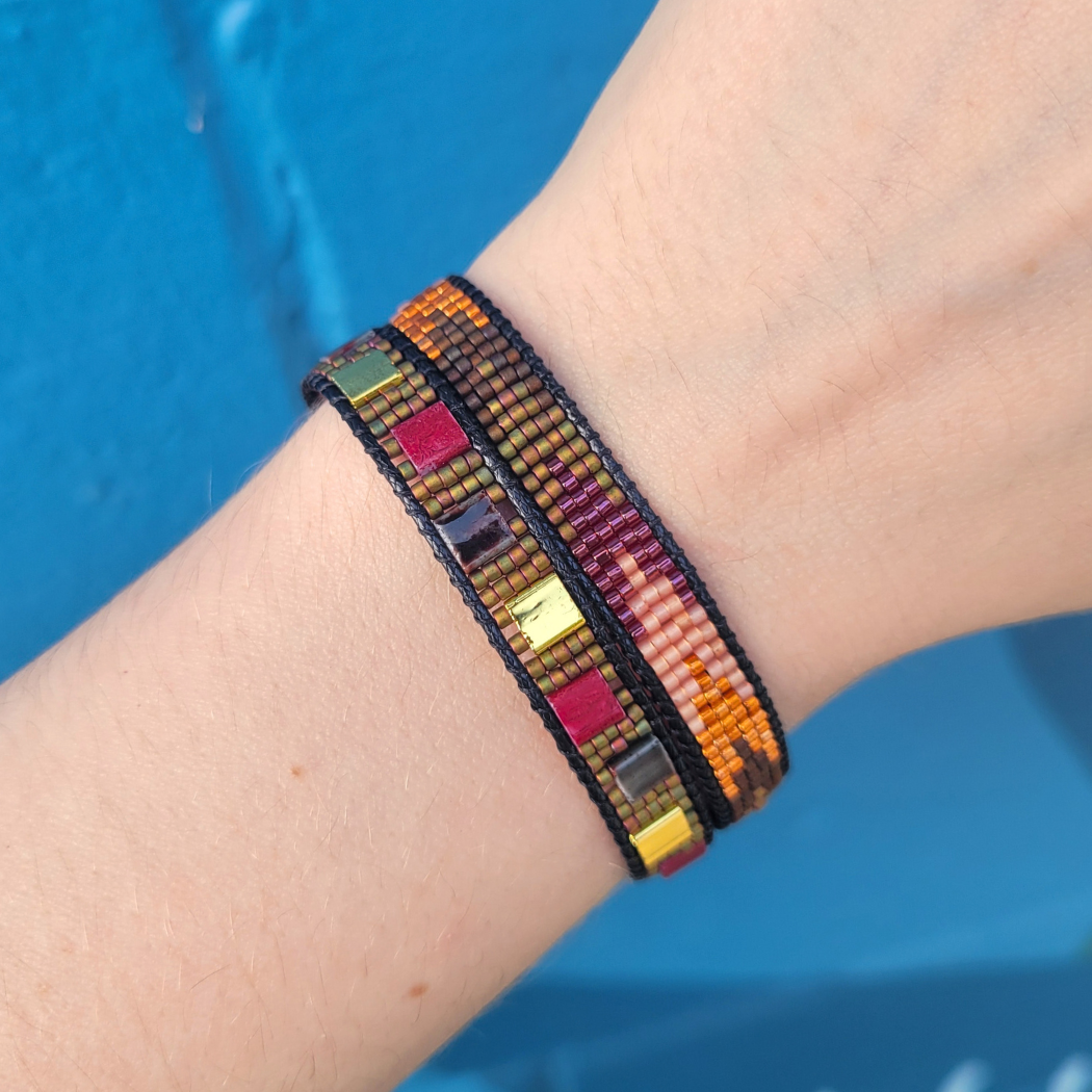 Miyuki Beaded Double Wrap Bracelet