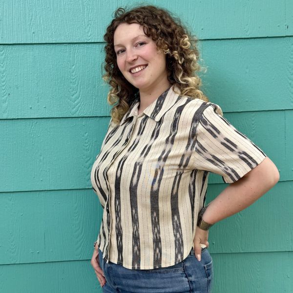 Kemper Ikat Short Sleeve Button Up Shirt