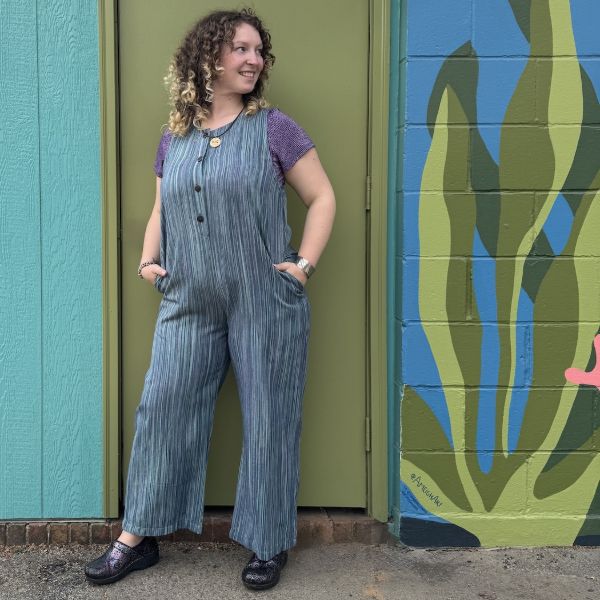 Ikat Sleeveless Jumpsuit