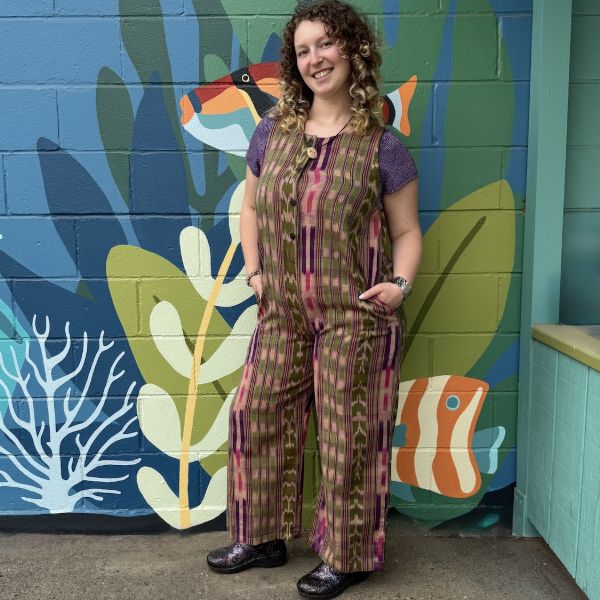 Ikat Sleeveless Jumpsuit