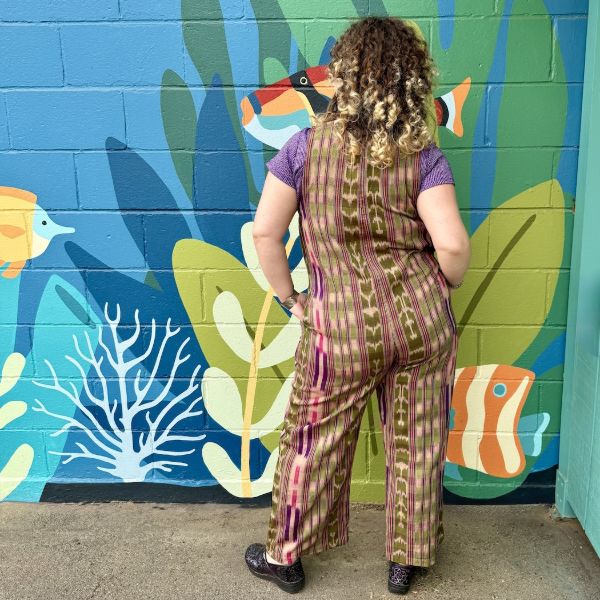 Ikat Sleeveless Jumpsuit