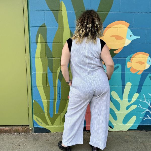 Ikat Sleeveless Jumpsuit