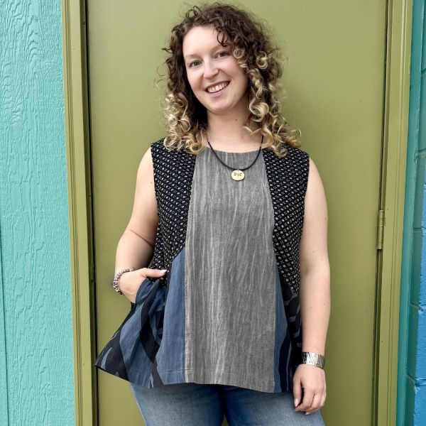 Medley Sleeveless A-line Top