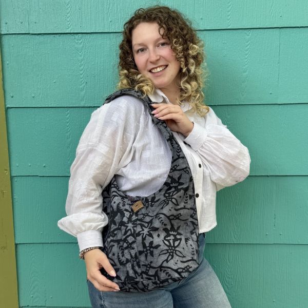 Batik Slouchy Shoulder Bag