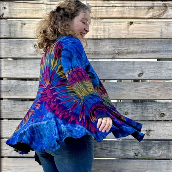Tie Dye Swing Jacket