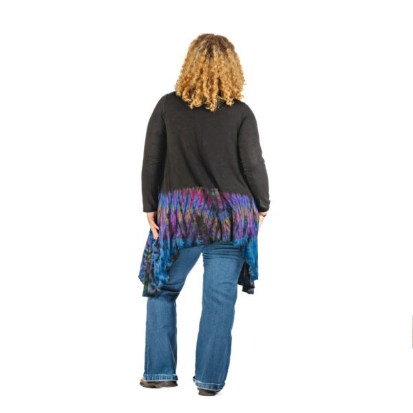 Tie Dye Waterfall Cardigan