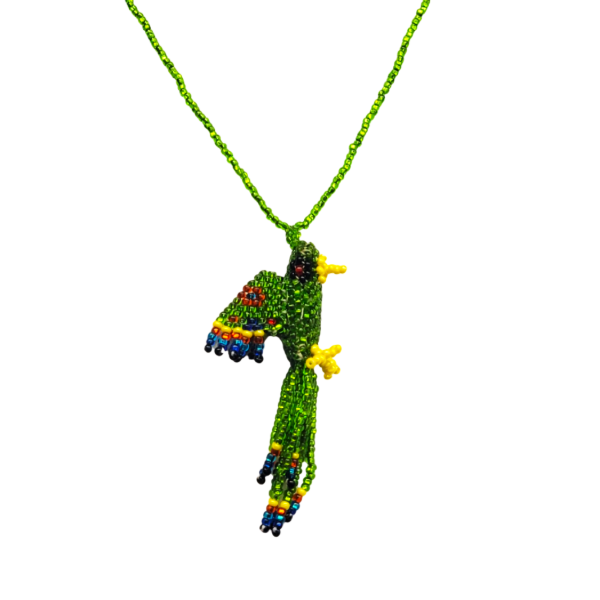 Beaded Bird Necklace