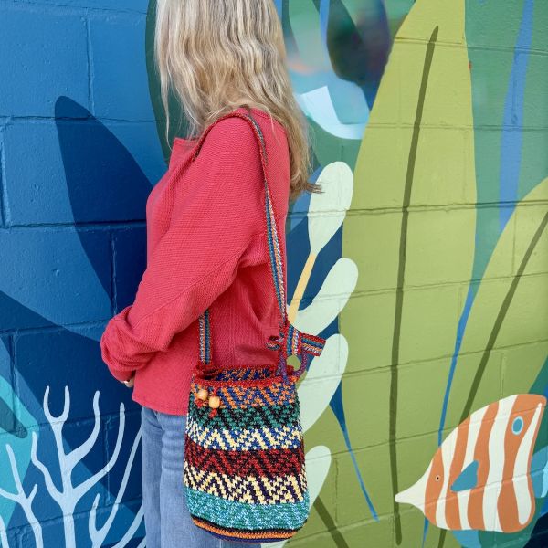 Cotton Crochet Carryall Bag Medium