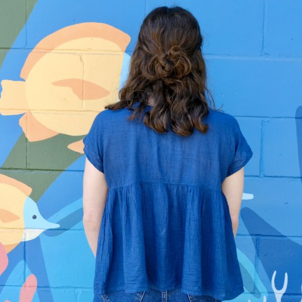 Cotton Tie Back Top