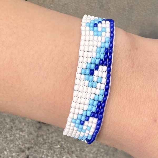 Kids' Wave Beaded Bracelet