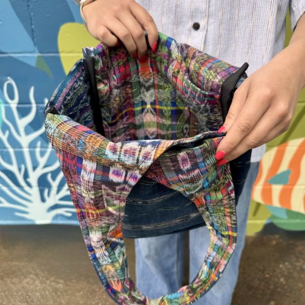Cotton Corte Crossover Pocket Tote