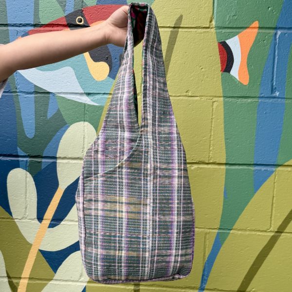 Cotton Corte Crossover Pocket Tote