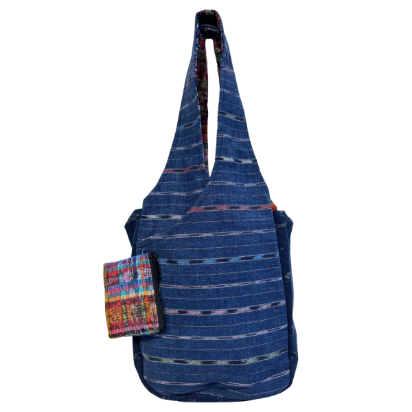 Cotton Corte Crossover Pocket Tote