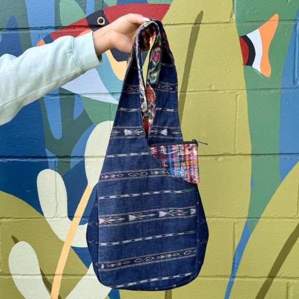 Cotton Corte Crossover Pocket Tote