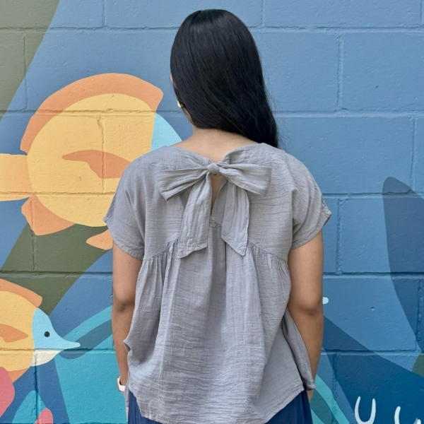 Cotton Tie Back Top
