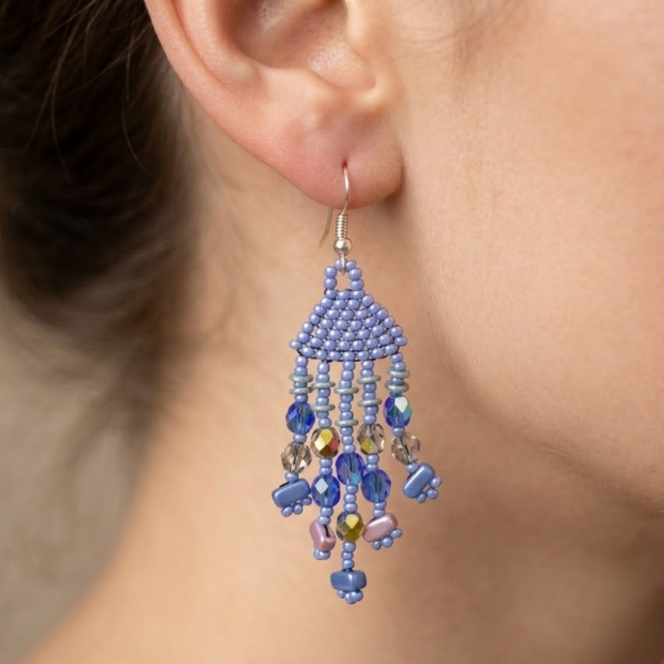 Tutu Beaded Earrings